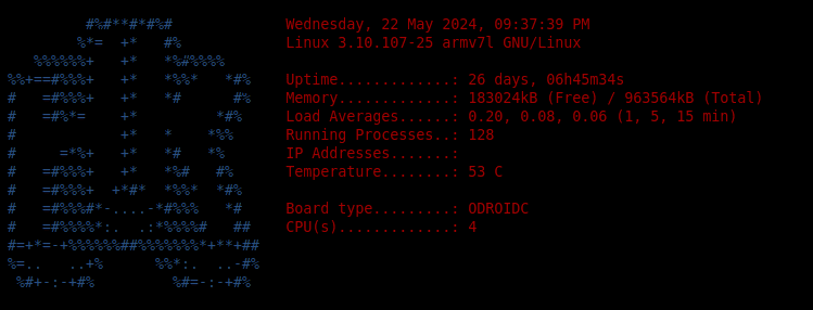 Odroid MOTD